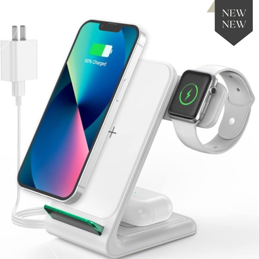 3 in 1 Wireless Charging Station for multiple devices Affordable Deals Limited