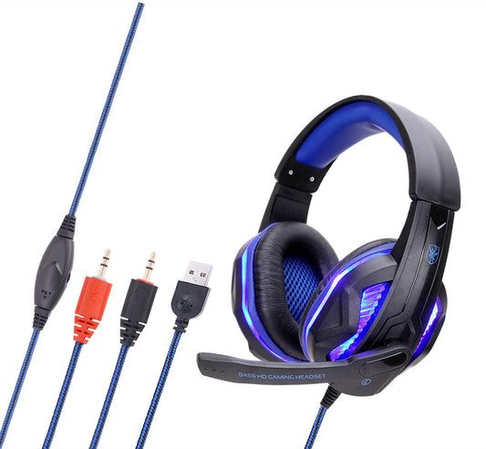 Glowing gaming headset gaming headset Affordable Deals Limited