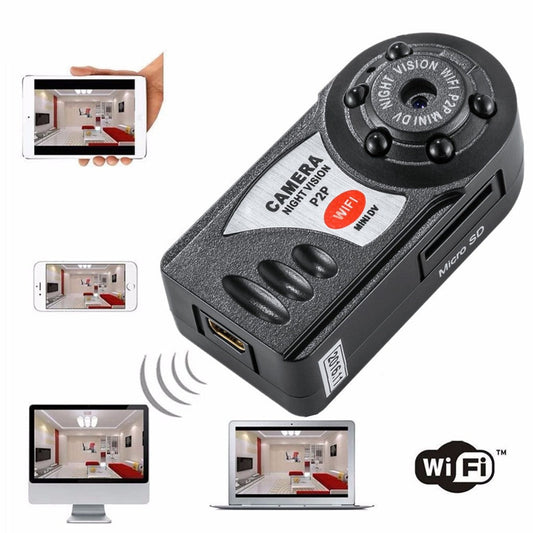 Mini WiFi Camera Wireless Securiy Video Camera With Infrared Night Vision Wireless DVR Affordable Deals Limited